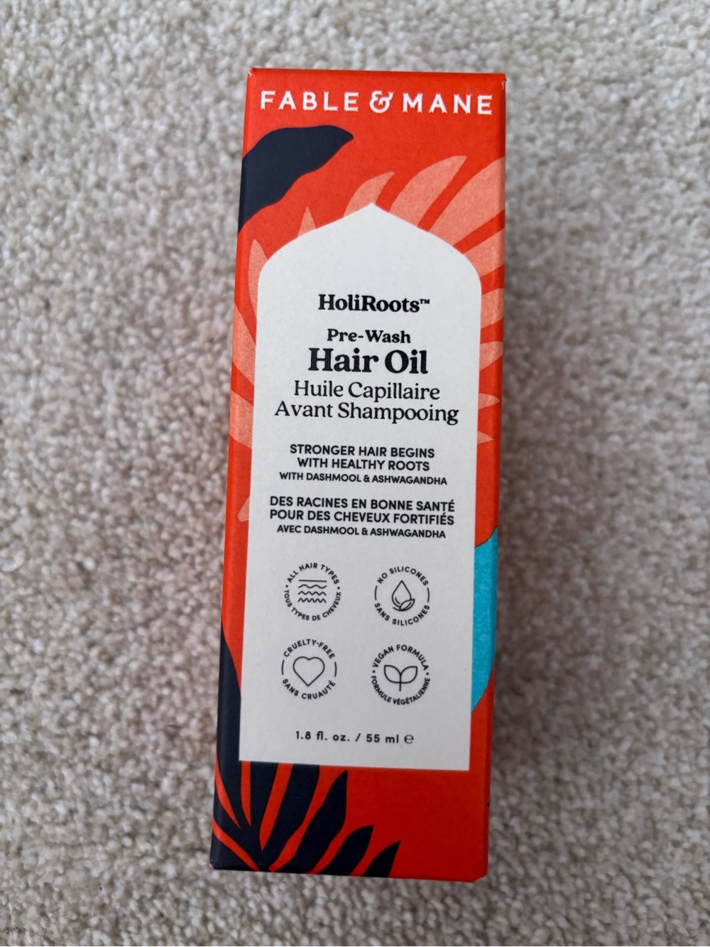 HoliRoots Pre-Wash Hair Oil by Fable & Mane — Orange